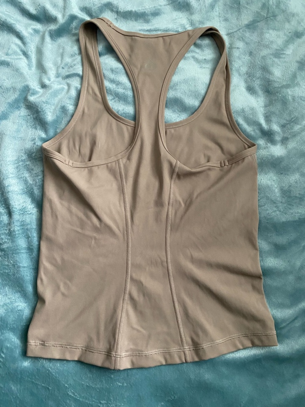 Ryderwear Fitted Racerback Tank Top — Tan/Light brown, Small - Picture 2 of 7